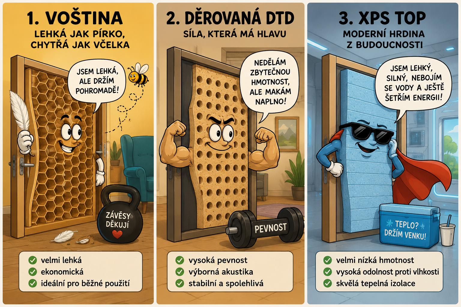 Vtipný banner_výplň dveří